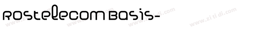 Rostelecom Basis字体转换